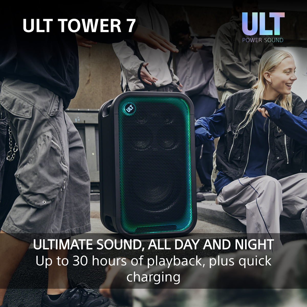 Sony SRS-ULT700 ULT Tower 7 Bluetooth Party Speaker SRSULT700