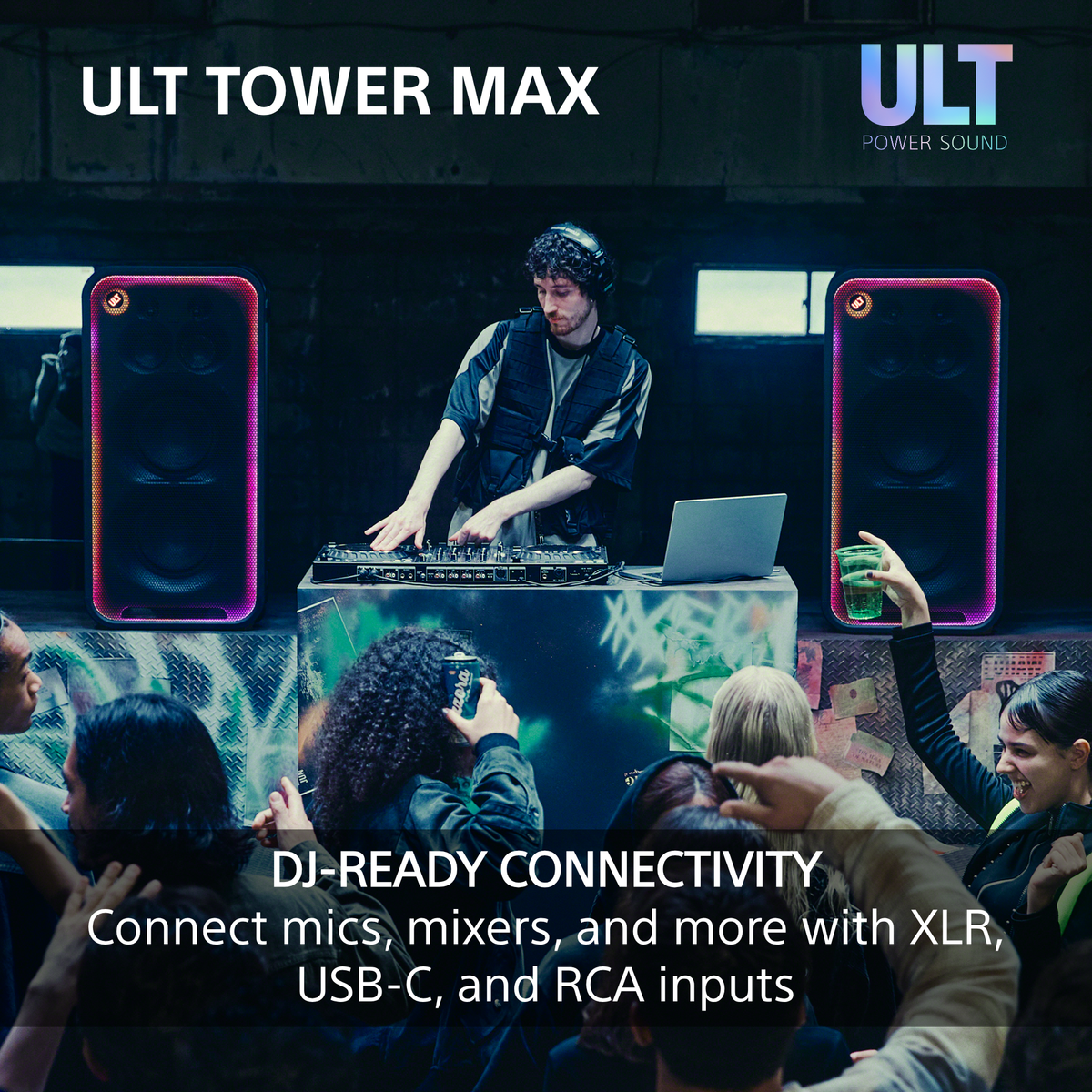 Sony SRS-ULT3000 ULT Tower MAX Bluetooth Party Speaker SRSULT3000