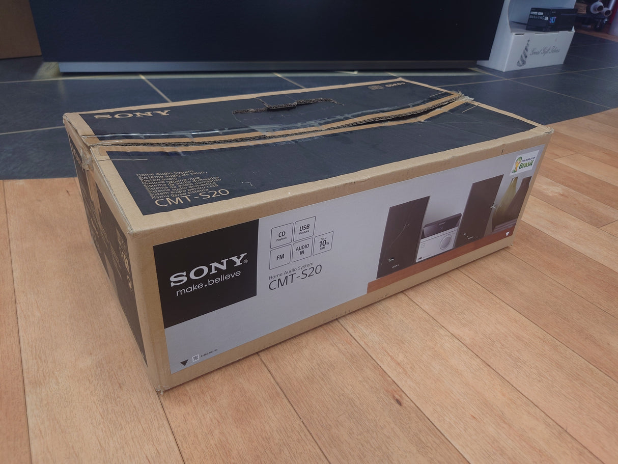 Sony CMT-S20B CD / FM / DAB Mini Hi Fi System ***EX-Display*** NEW OLD STOCK CMTS20B