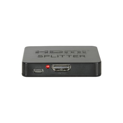 AV Link 4K Compact HDMI 2 Way Splitter 128825