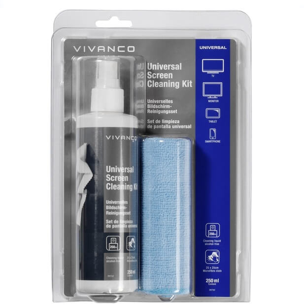 Vivanco Universal Screen Cleaning Kit 250 ml TV, Monitor Cleaner etc. 39752