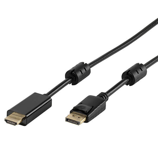 Vivanco Displayport to HDMI Cable 1.8m Display Port 45343