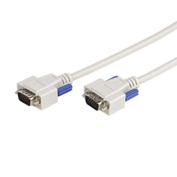 Vivanco SVGA Cable 15pin VGA plug to 15pin VGA Plug 1.8m Monitor Connection 45445