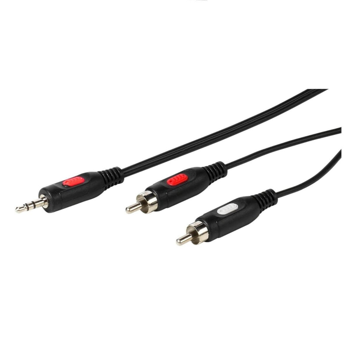 Vivanco 3.5mm Jack Plug to 2 x RCA Audio Phono Plug Cable 1.5m 47030