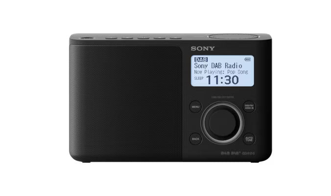 Sony XDRS61B Portable FM/DAB/DAB+ Radio with Presets Black