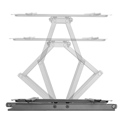 Deltaco ARM1202 Full Motion 3-way TV Wall Mount Bracket 32"-55" Media Wall Black