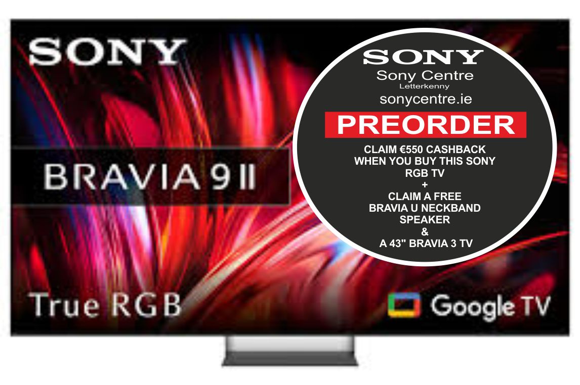 Sony Bravia 9 II K85-XR95M2 85" True RGB MINI LED Smart TV K85XR95M2