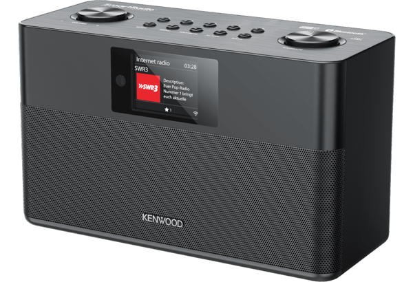 Kenwood CRST100S FM DAB Internet Bluetooth Radio Black