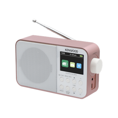 Kenwood CR-M30DAB Portable FM DAB+ Bluetooth Radio Rose Gold CRM30DAB