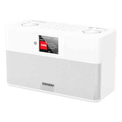 Kenwood CRST100S FM DAB Internet Bluetooth Radio White