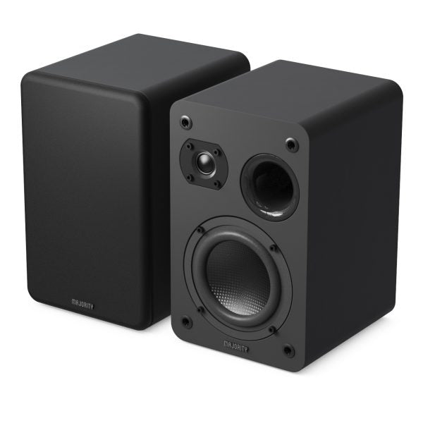 Majority D70X Passive Bookshelf Speakers (Pair) Black