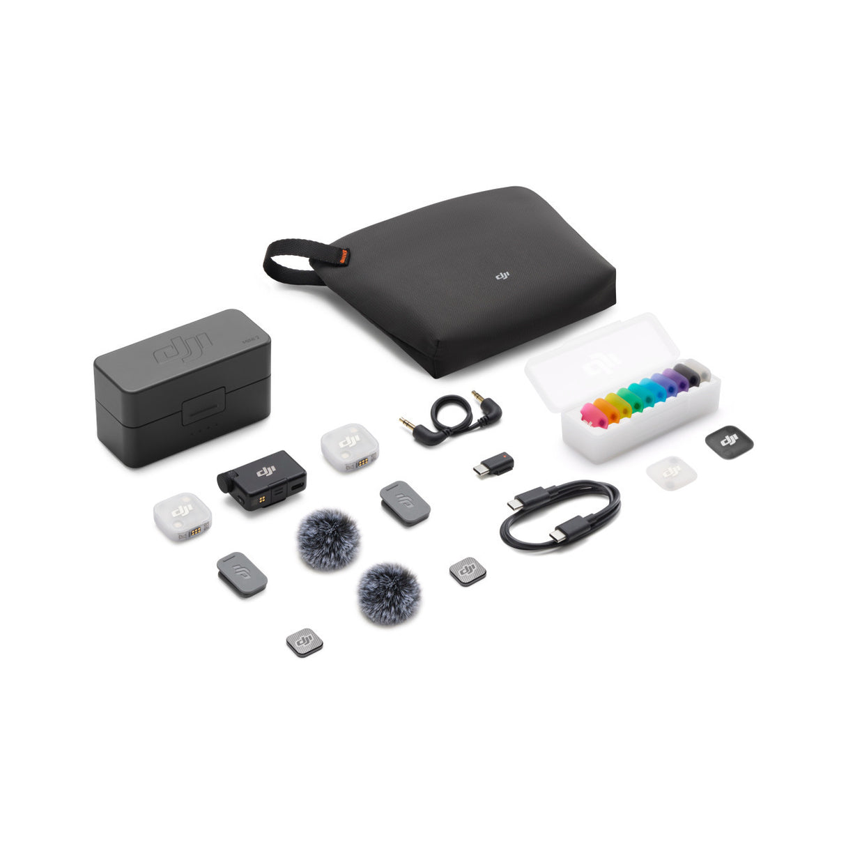 DJI MIC Mini 2 (2 x RX + 1 x TX + Charging Case) Wireless Lapel Microphone Kit