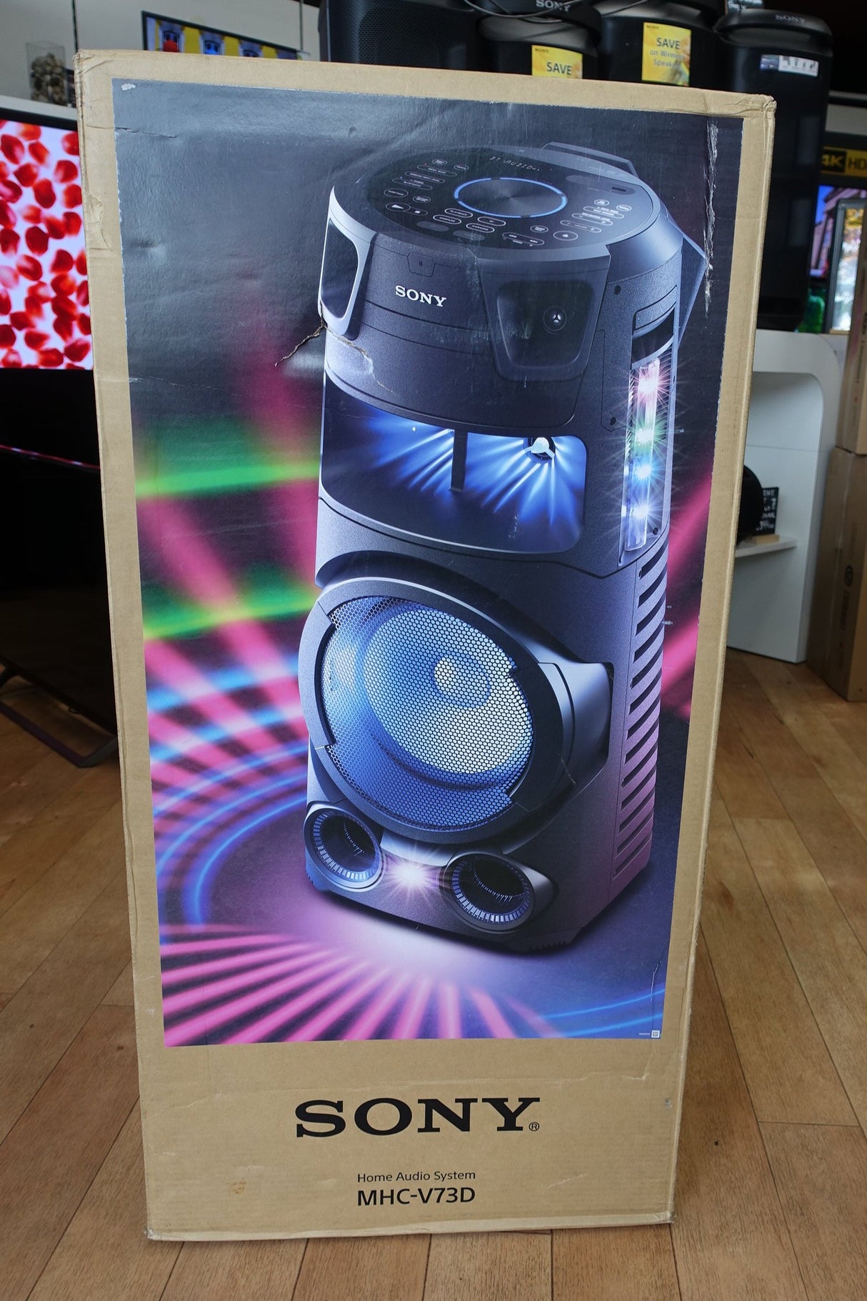 Sony MHC-V73D Large Bluetooth Party Speaker SONY REFURBISHED MHCV73D