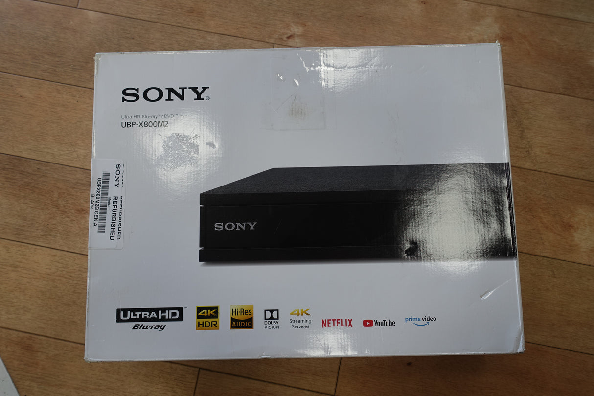 Sony UBPX800m2 Premium 4K Ultra HD 3D Blu-Ray Player SONY REFURBISHED UBP-X800m2