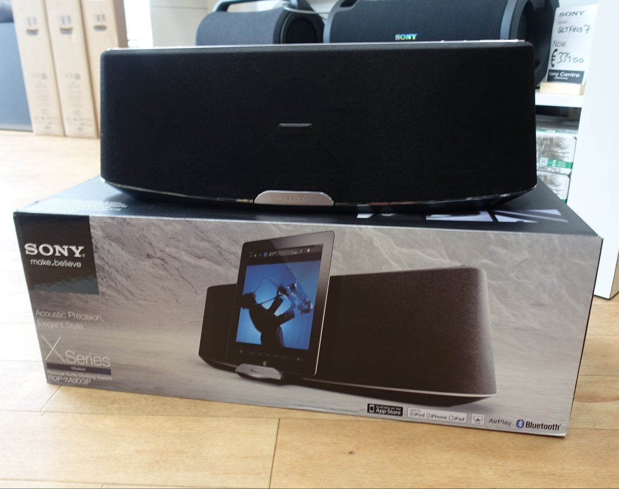 Sony RDP-XA900iP Bluetooth Speaker and 30 Pin iPod Dock - Ex Display NEW OLD STOCK