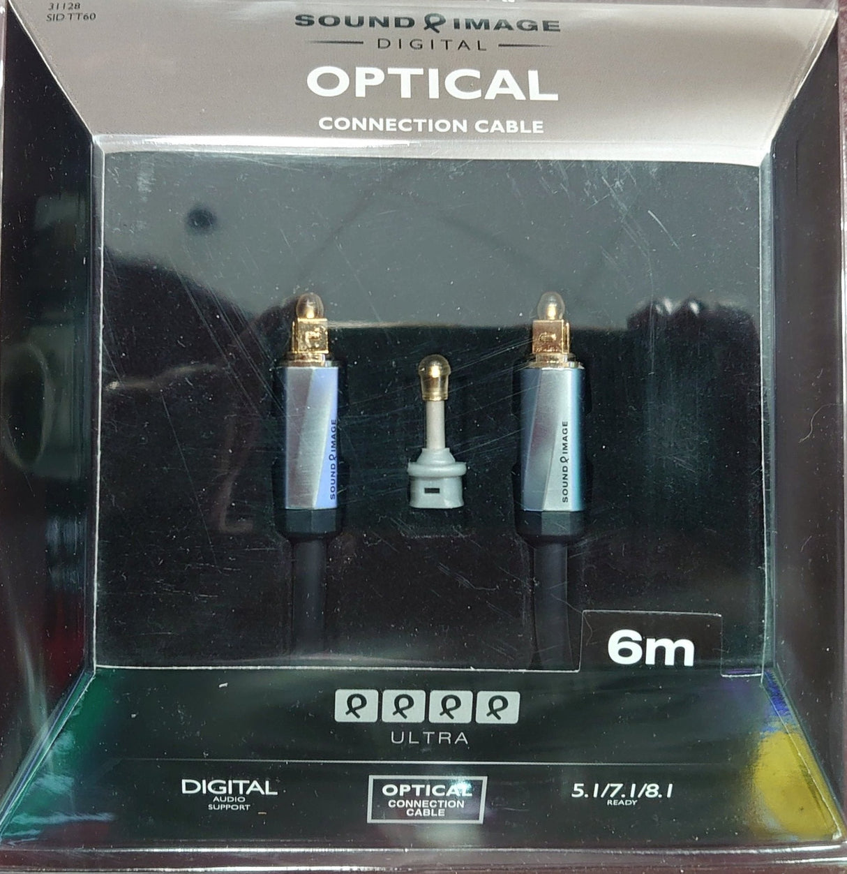 Sound & Image SID TT60 Ultra Optical Toslink To Toslink Connection Cable 6m 31128