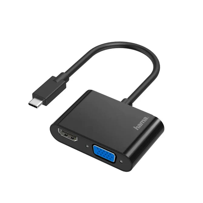 Hama USB C To HDMI / VGA 2 In 1 Adapter 200313