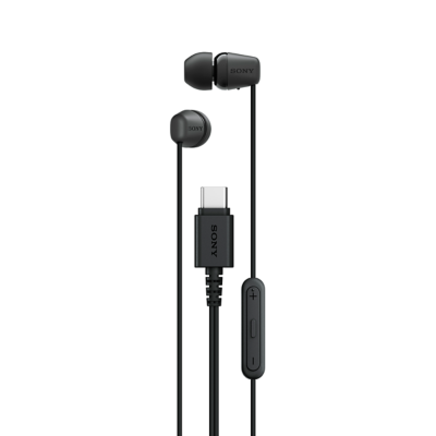 Sony IER-EX15CB USB-C Wired In Ear Headphones Black IERCX15 IERCX15CB