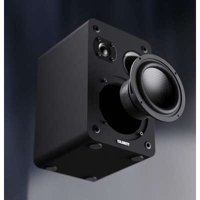 Majority D70X Passive Bookshelf Speakers (Pair) Black