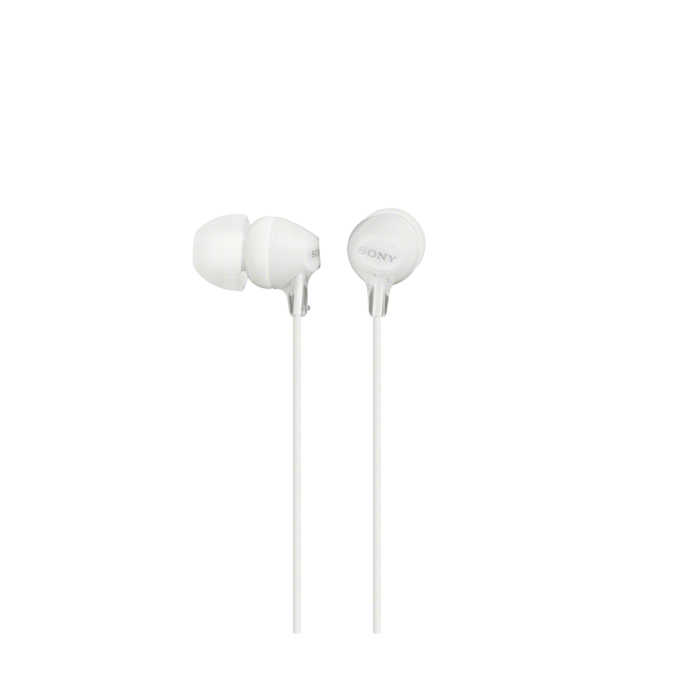 Sony MDR-EX15LP Lightweight In Ear Headphones White MDREX15LP