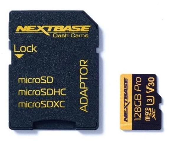 Nextbase 128GB microSDHC SD Card with Adapter V30 For Dashcam etc.