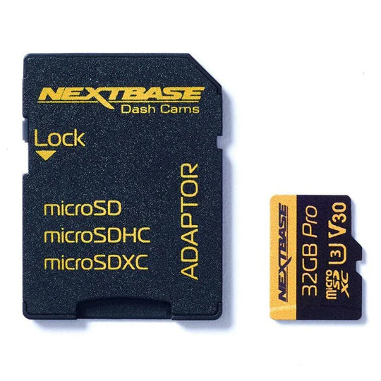 Nextbase 32GB microSDHC SD Card with Adapter V30 For Dashcam etc.