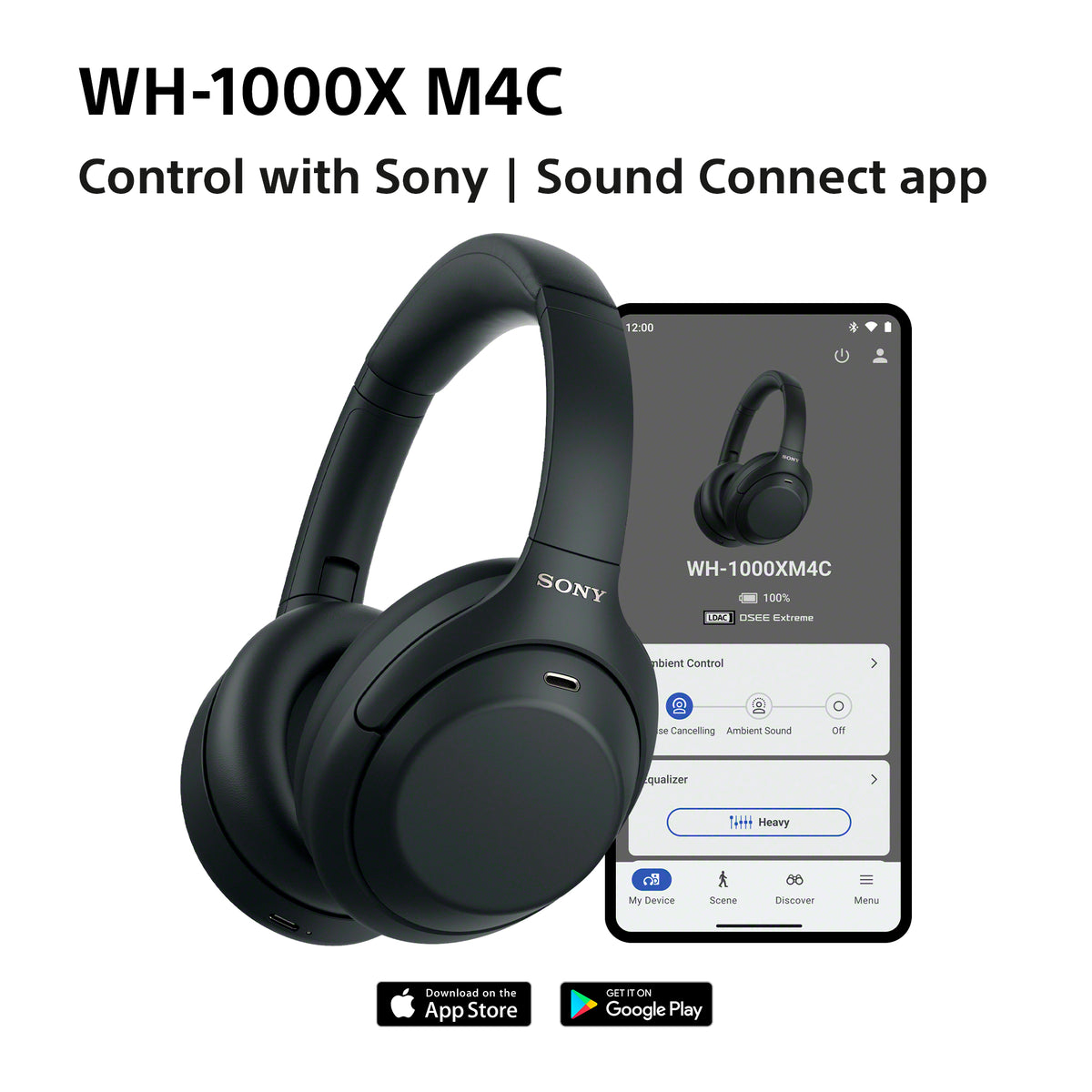 Sony WH-1000XM4CB Wireless Noise Cancelling Headphones Black WH1000XM4CB