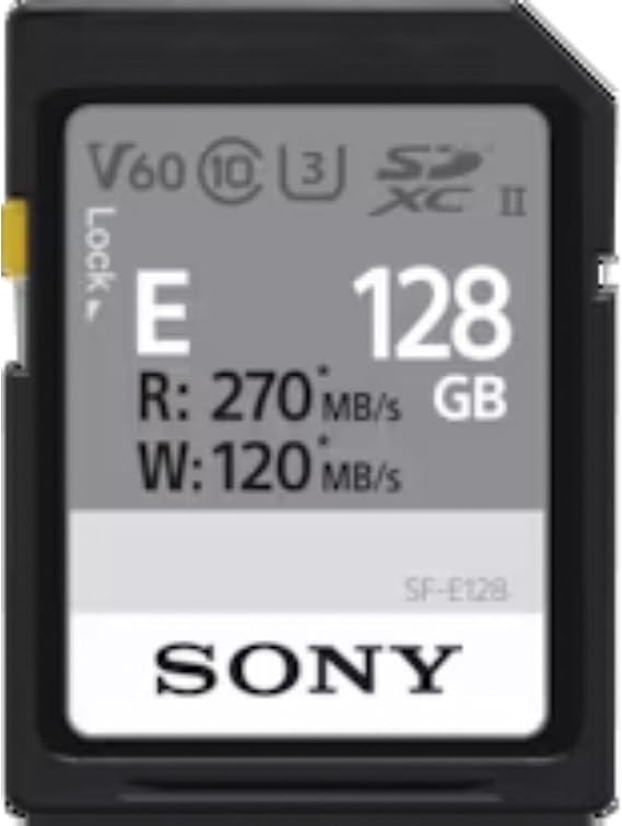 Sony SF-E128A 128GB UHS-II DSXC V30 SD MEMORY CARD SFE128A