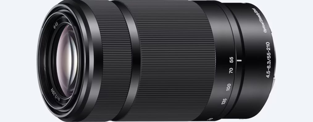 Sony SEL55210B 55-210mm F4.5-6.3 OSS Lens Black