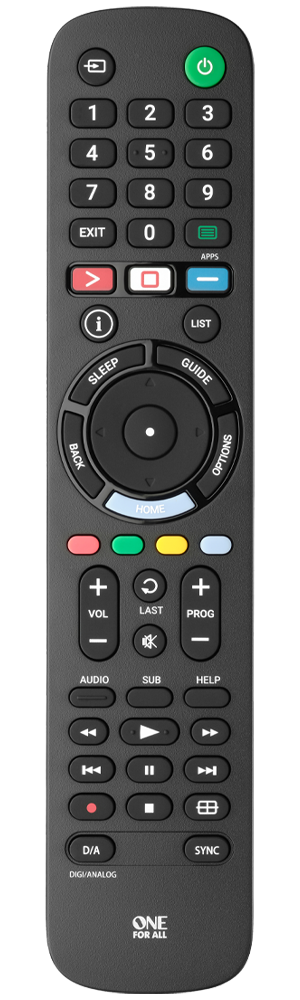 One For All URC4912 Replacement Remote Control for Sony TV’s