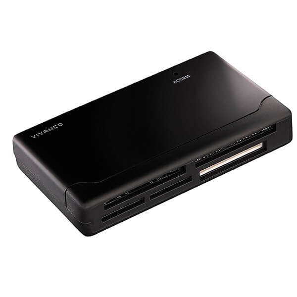 Vivanco USB 6 Slot Multi Memory Card Reader SD Micro SD Memory Stick 34296
