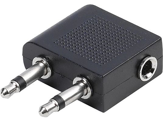 Vivanco 3.5mm Socket to 2 x 3.5mm Plug Adapter / Aeroplane Adapter