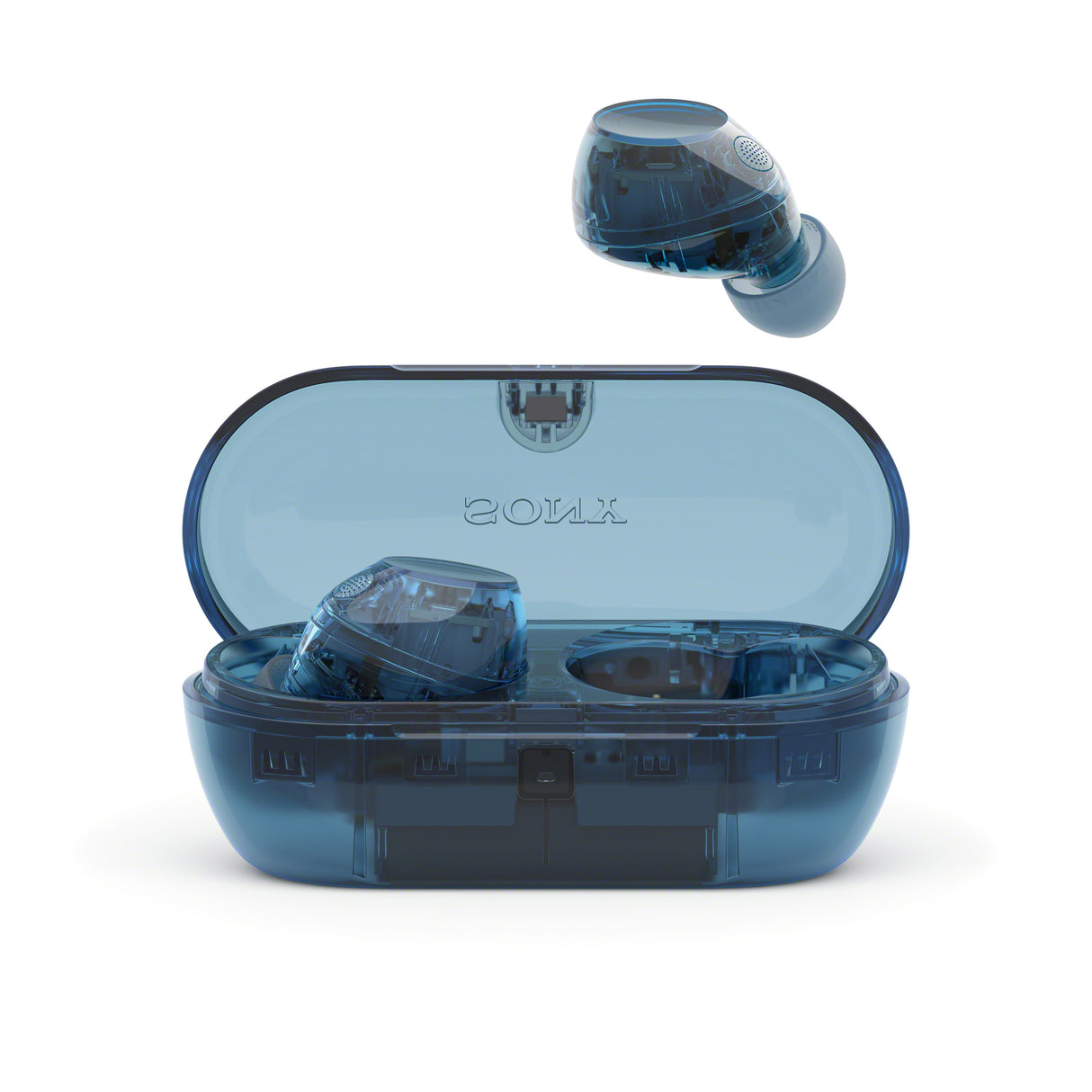 Sony WFC-710N Wireless Noise Cancelling In Ear Headphones Glass Blue WFC710NL WFC710