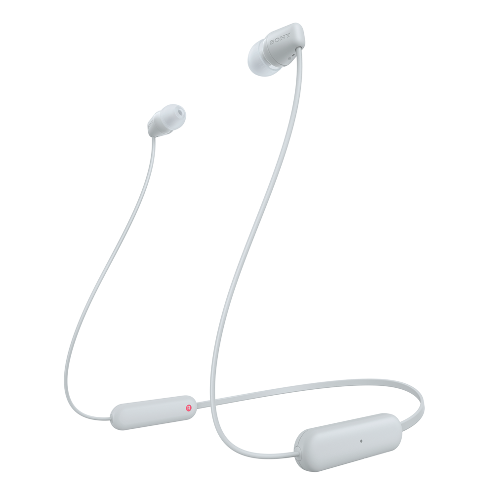 Sony WI-C100 Wireless Bluetooth In Ear Headphones White WIC100W
