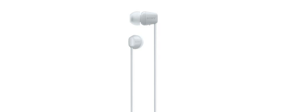 Sony WI-C100 Wireless Bluetooth In Ear Headphones White WIC100W