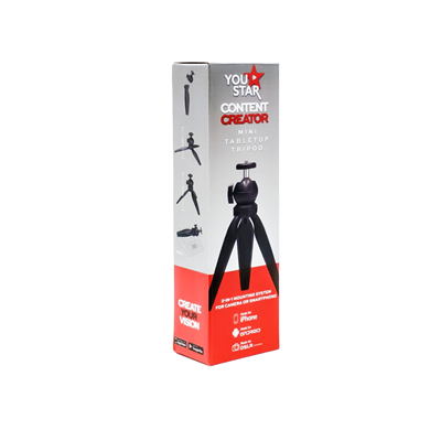 Capti YS2214 Small Tabletop Tripod for Phone or Camera