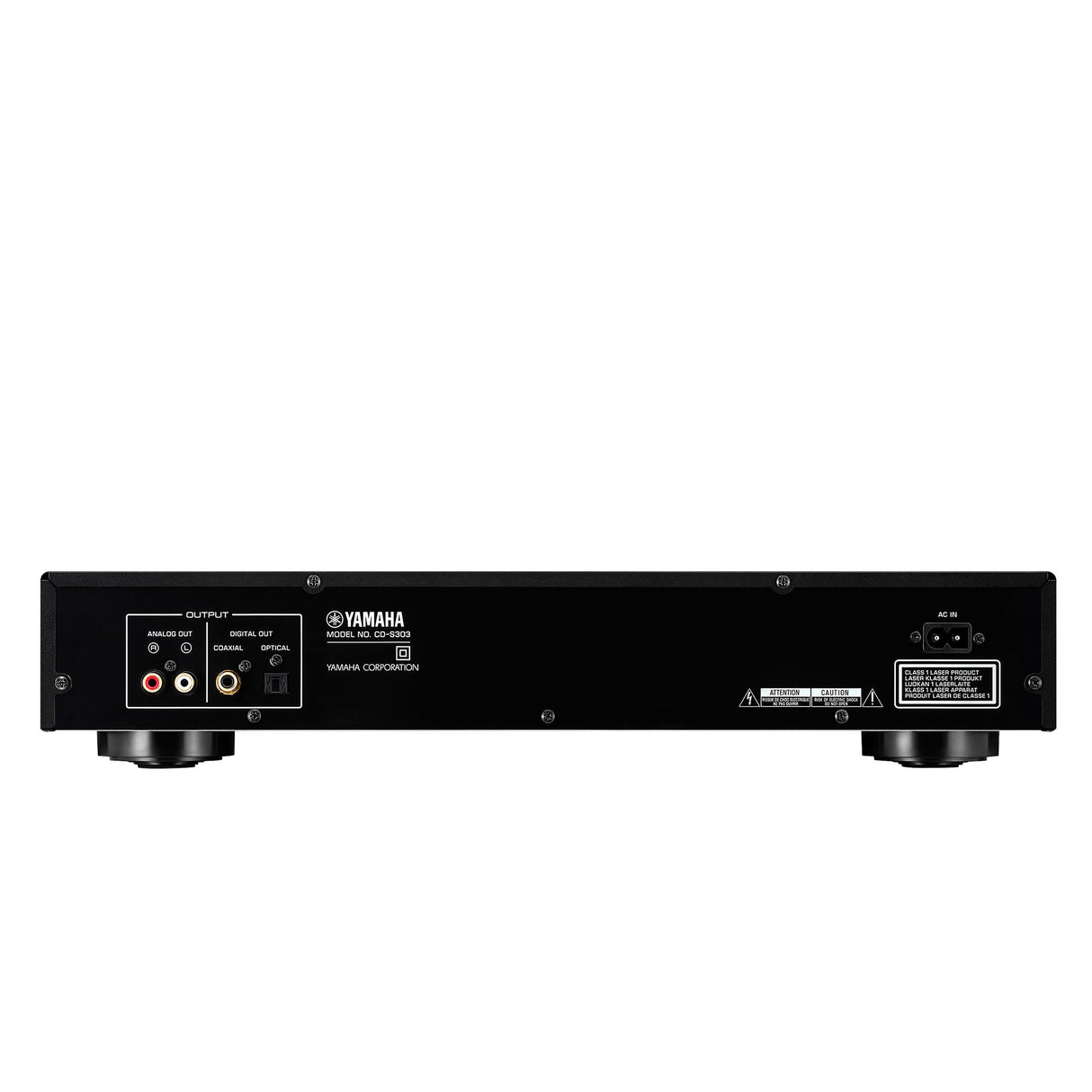 Yamaha CDS303 Single CD Player Black