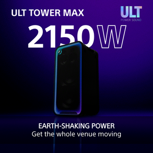 Sony SRS-ULT3000 ULT Tower MAX Bluetooth Party Speaker SRSULT3000