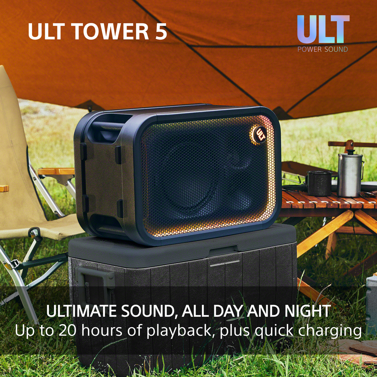 Sony SRS-ULT500 ULT Tower 5 Bluetooth Party Speaker SRSULT500