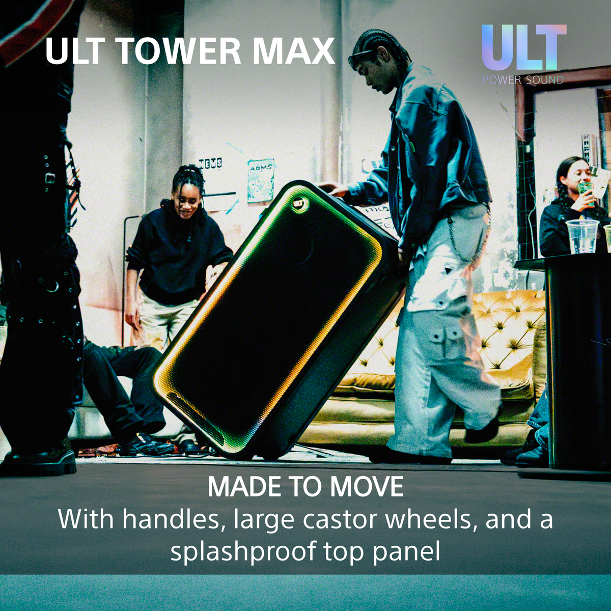Sony SRS-ULT3000 ULT Tower MAX Bluetooth Party Speaker SRSULT3000