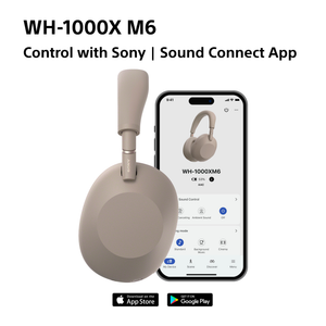Sony WH-1000XM6T Wireless Noise Cancelling Headphones Sandstone WH1000XM6T