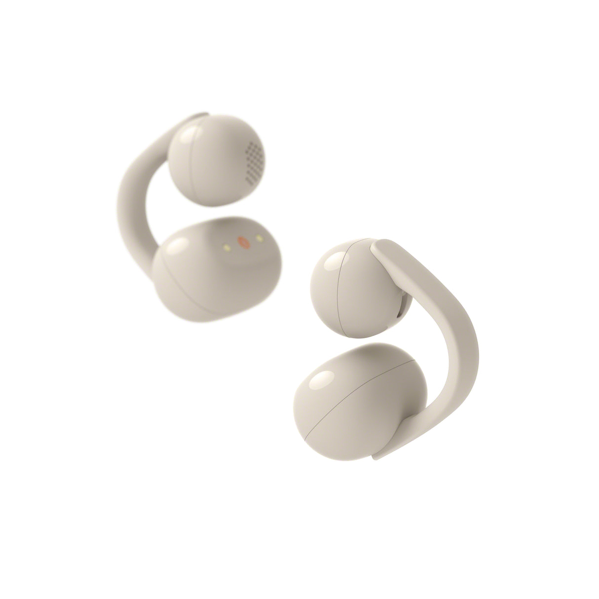 Sony Linkbuds Clip Bluetooth Open Ear Earbuds Headphones WFLC900C Greige Cream