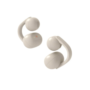 Sony Linkbuds Clip Bluetooth Open Ear Earbuds Headphones WFLC900C Greige Cream