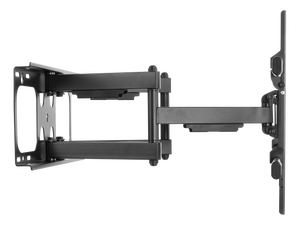 Deltaco ARM0260 Extra Large Full Motion 3-way TV Wall Mount Bracket Up To 75KG Media Wall Black