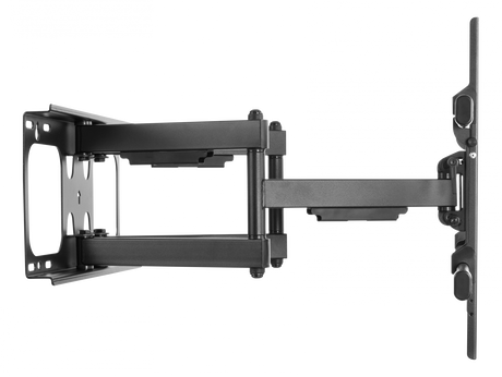 Deltaco ARM0260 Extra Large Full Motion 3-way TV Wall Mount Bracket Up To 75KG Media Wall Black