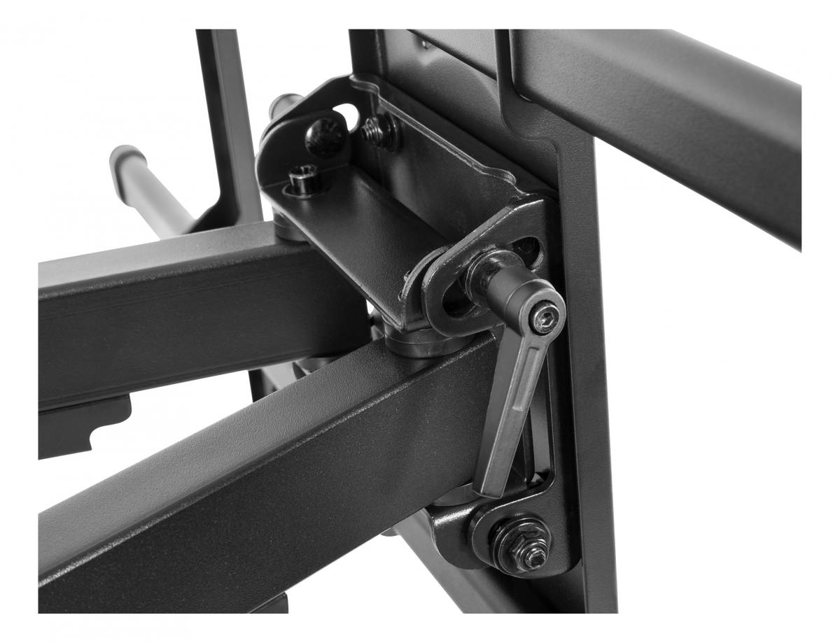 Deltaco ARM0260 Extra Large Full Motion 3-way TV Wall Mount Bracket Up To 75KG Media Wall Black