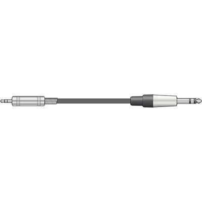 Chord 3.5mm TRS Jack to 6.3mm TRS Jack Cable / Lead 6M