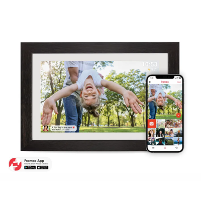 Inov8 DPF1001BK 10" Digital Photo Frame with Frameo