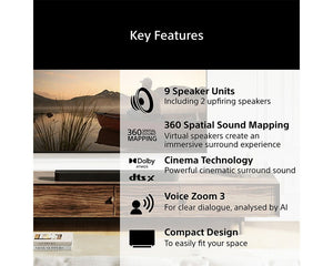Sony HT-A7100 Bravia Theatre Bar 7 Dolby Atmos 5.0.2 Soundbar HTA7100