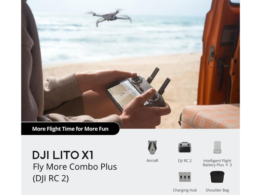 DJI Lito X1 Drone Fly More Combo (DJI RC2)